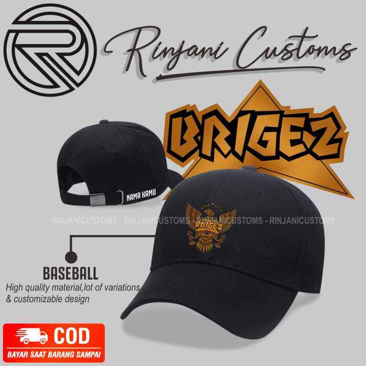 Topi Brigez garuda terbaru.bisa tamabah nama.tipi baseball premium ...