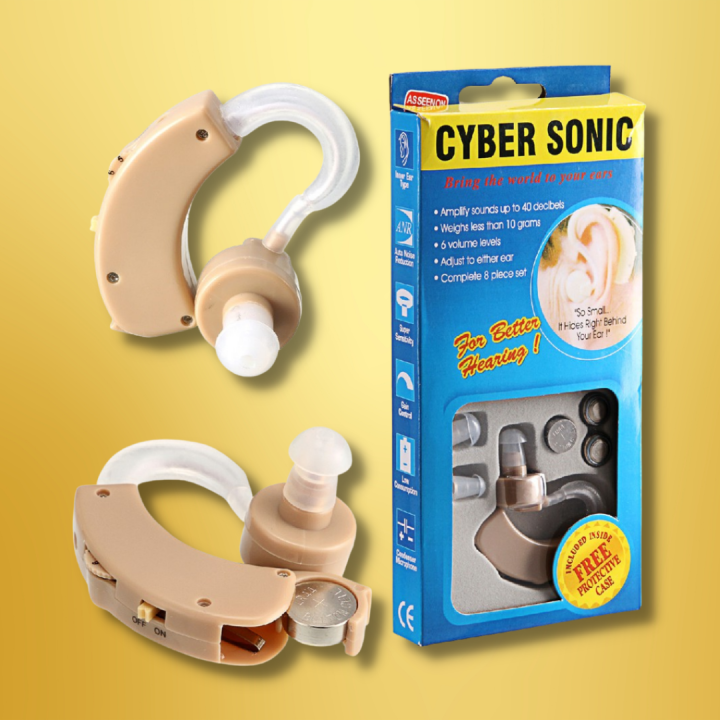 Cyber Sonic Hearing Aid Personal Sound Amplifier Ear Hearing Aids