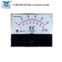 44l1 100V input analog AC voltmeter high voltage meter 3KV 6kV 10kV 20kV 50kV 70kv 100kV cannot directly use 80 * 100mm multi ra Electrical Trade Tool