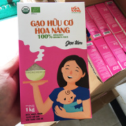 Gạo Tấm Hữu Cơ Hoa Nắng Hộp 1Kg - Dẻo ngọt, thơm tự nhiên  thực dưỡng tâm