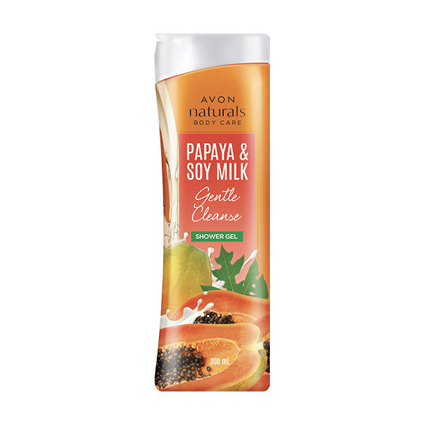 Avon Naturals Luscious Papaya And Soy Milk Shower Gel 200 Ml Lazada Ph