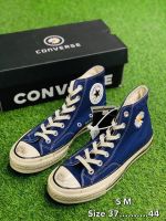 รองเท้าCONVERSE CHUCK TAYlLOR 70 X PEACEMINUSONE NAVY SIZE.36-44 รองเท้าผ้าใบ รองเท้าแฟชั่น รองเท้าลำลอง ลายดอกเดซี่ หุ้มข้อ ใส่สบาย ทรงสวย