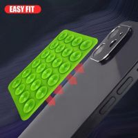 Suction Cup Wall Stand Mat Multifunctional Silicone Single-Sided Case Leather Mount Suction Holder Phone Anti-Slip Square A1N5