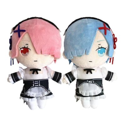 LIAND Cosplay อะนิเมะ20ของขวัญเด็กCM Rem Ram ตุ๊กตาหนานุ่ม Re: ชีวิตในโลกที่แตกต่างจากศูนย์ Rem หมอนของเล่นนุ่มนิ่มยัดไส้ตุ๊กตา