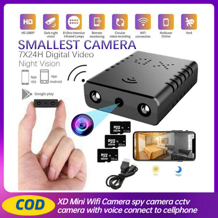 XD mini cctv camera hidden WIFI Mini Camera cctv camera connect to