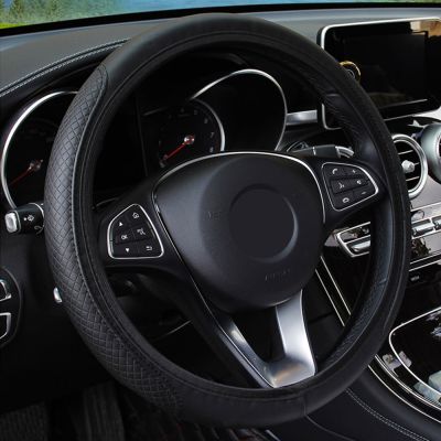 [HOT CPPPPZLQHEN 561] Universal Car Steering Wheel Cover Car-Styling Don 39; T Need To Hand Sewing Car Steering Sleeve Car Accessories Auto Steering-Weel