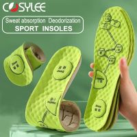 Foot Acupressure Insoles For Shoes Sole Sweat absorbing Deodorant Insole Breathable Running Insoles For Feet massage Insole Shoes Accessories