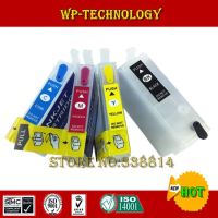 ชุดตลับหมึกสำหรับเติมว่างเปล่าสำหรับ T1404 T1401 T1402 T1403เหมาะสำหรับ Epson TX560WD พนักงาน60/625/630/633/840 TX620FWD ชิปส่วนโค้ง53