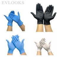 【CW】 100PC Nitrile Gloves for Household Cleaning Safety Antistatic Gardening Disposable