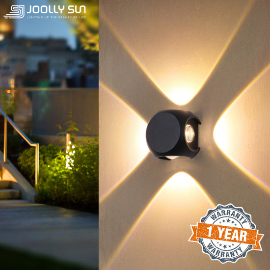 Joollysun đèn hắt tường ngoài trời đèn tường chống nước ngoài trời đèn - ảnh sản phẩm 1