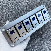 โลหะหรูหราคุณภาพสูงและทนทาน Marine เรือ Rocker Switch Panel LED Rocker Switch Panel Kit 12V24V Circuit Breaker