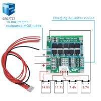 GREATZT Kedatangan 4S 30A 14.8V Li-Ion 18650ลิเธียม BMS แพ็คแบตเตอรี่ Papan Perlindungan Keseimbangan