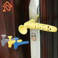 Home Door Handle Knob Silicone Doorknob Self-adhesive Anti-collision Protector Pad Rubber Bumper Plugs Door Knob Covers