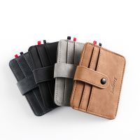 Men 39;s Fashion Leather ID Credit Card Holder Wallet Coin Purse Business Slim Money Pocket Case Multi-card Position Card Holder