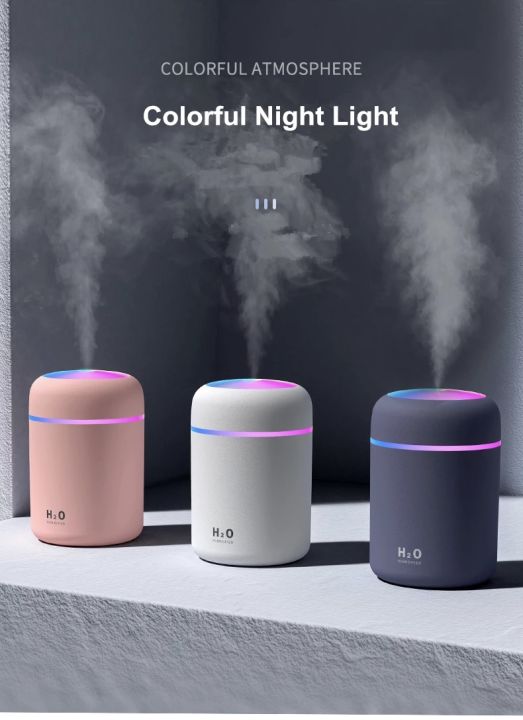 H2O Colorful Cup Ultrasonic Humidifier 300ml | Lazada PH