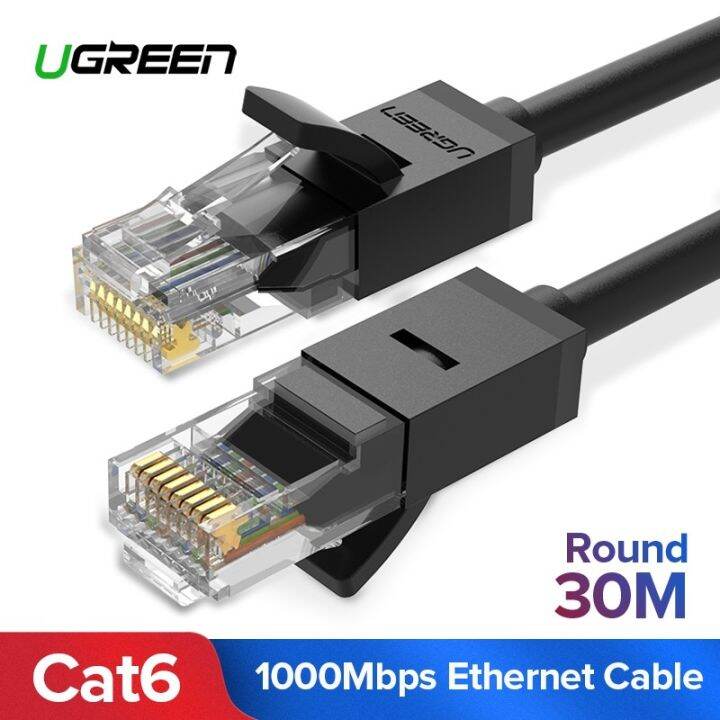 [COD]huopin19740414 UGREEN 30 Meter Cat6 Round Ethernet Cable Gigabit ...
