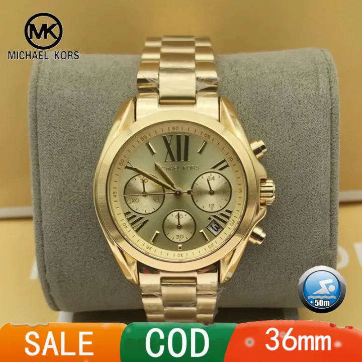 Golden Shell 3) MICHAEL KORS Watch For Men Original Pawnable Gold MK Watch  For Women Original