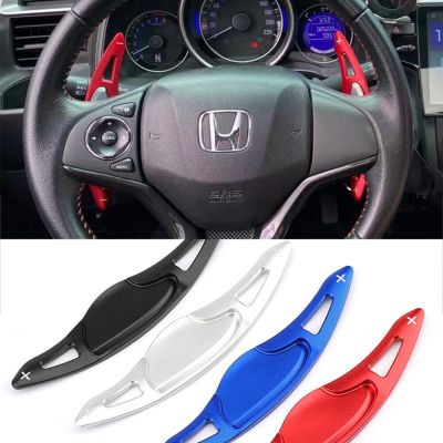 For Honda Jazz Civic City CR-V HR-V WR-V Vevel Insight Acura Car Steering Wheel Shift Paddle DSG Extension Stickers Accessories
