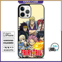 Fairy Tail Squad Anime Phone Case for iPhone 14 Pro Max / iPhone 13 Pro Max / iPhone 12 Pro Max / XS Max / Samsung Galaxy Note 10 Plus / S22 Ultra / S21 Plus Anti-fall Protective Case Cover