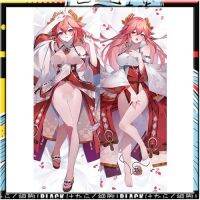 50x150 ซม. ออกแบบใหม่ Genshin ผลกระทบ Yae Miko Dakimakura ชาย Otaku กอดปลอกหมอนสำหรับบ้าน 3