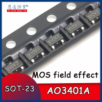 AO3401A หน้าจอผ้าไหมออริจินอล X1แผ่นมอสเฟท-23 P Channel-30V/-4A สินค้าใหม่