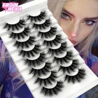 5/8 pairs 3D Faux Mink Lashes Natural False Eyelashes Dramatic Volume Fake Lashes Makeup Eyelash Extension Silk Eyelashes