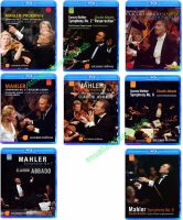 Mahler ซิม Hony No. 1-7 Plus ซิม Hony No. 9 Mahler Abado (8-แผ่น Blu Ray BD25G)