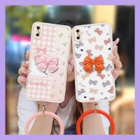 Simplicity Skin-friendly feel Phone Case For iphone X/XS Anti-fall bowknot cute Nordic wind soft shell Anti drop airbag