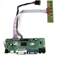 New Control Board Monitor Kit for LTN156AT09 HDMI+DVI+VGA LCD LED Screen Controller Board Driver Cables