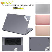 สติกเกอร์สีทึบสำหรับ Macbook,สติกเกอร์ผิวไวนิลป้องกัน Pro14 M1 A2442สำหรับ Pro 16 2021 A2681 A2485 Pro13.3 2022 M2 Air 13.6 2022 M2