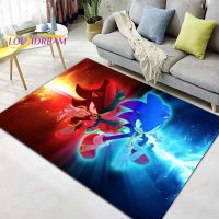 Anime Sonic Floor Mat Non Slip Car Liom Room Tea Table Mats Bedroom Rug Kitchen Bath Floor Waterproof Rug 【hot】