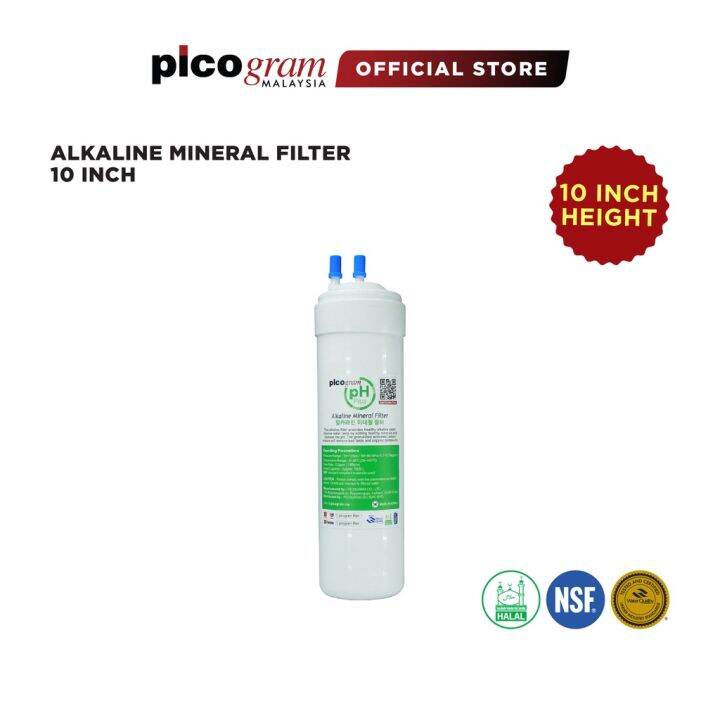 Picogram Alkaline Mineral Water Purifier Filter (10”) Lazada