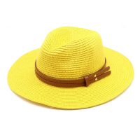 【CW】 56 58CM New Panama Soft Shaped Hat Women/Men Wide Brim Beach Cap UV Protection 여름모자 남성용