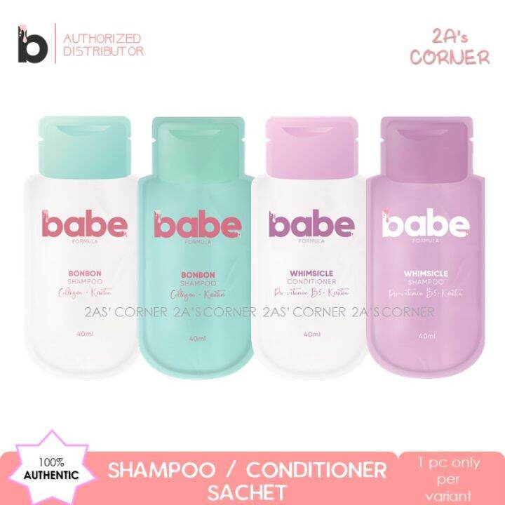 Babe Formula Shampoo Conditioner In Sachet Babe Packets Trial Pack Ml Lazada PH