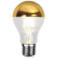 A60 4w LED Bulbs Filament Bulbs Mirror Half Gold Globe E27 E26 2700K 120V 220V warm light Edison lamp Antique Bulb