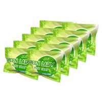 สบู่อนามัย GREEN LADY Soap สูตรเย็น (10 ก้อน)