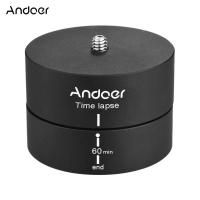 Andoer 360 องศาเลื่อนหมุน Time Lapse Stabilizer ขาตั้งกล้องอะแดปเตอร์สำหรับโกโปร DSLR