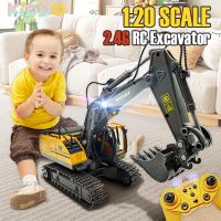 ouYunTingM Excavator Crawler Trator 1/20 Truck 2.4G Engineering with Children‘s Day Gifts