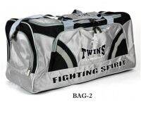 Twins Special Gym Bag BAG-2 Gray Boxing Equipment กระเป๋ายิมทวินส์ สเปเชียล สีเทา สำหรับใส่อุปกรณ์มวย และ อุปกรณ์กีฬา ป้องกันน้ำ ของแท้จากโรงงาน