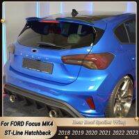 For Ford Focus MK4 ST-Line Hatchback 2018-2023 Maxton Style Car Rear Roof Spoiler Extensions Flaps Wing Body Kits Tuning