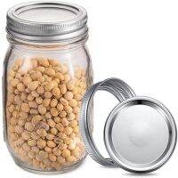 【LZ】 Boca larga Canning Tampas Tinplate Jar Caps Home Food Storage Bandas Acessórios de cozinha à prova de vazamento Mason Jar 10 pcs por pacote 20pcs por pacote