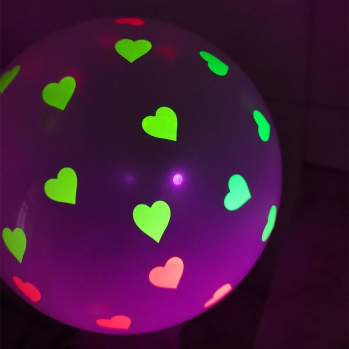 lamontuo-ลูกโป่งยางรูปหัวใจสำหรับของตกแต่งปาร์ตี้วันเกิดงานแต่งงานบอลลูนเรืองแสงเรืองแสง12นิ้ว10-20-30ชิ้นเรืองแสงในที่มืด