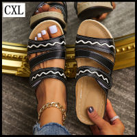 CXL Women Beautiful Flat Sandals Fashion Beach Slippers  (Size 35-43)