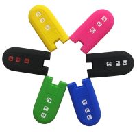 ▬ Silica Gel Case Car Key Cover for Toyota Tank Passo Roomie Silicone Key Cover Cap for Daihatsu Canvas Tanto Move Key Holder Fob