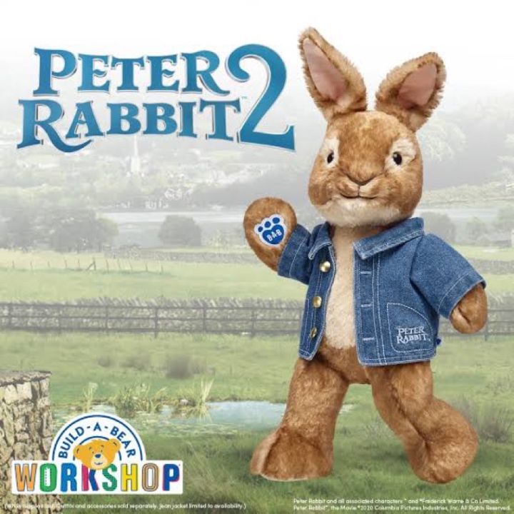 รวมเสื้อแจคเก็ต-ตุ๊กตากระต่าย-ปีเตอร์แรบบิท-peter-rabbit-บิ้วอะแบร์-build-a-bear-workshop-สินค้ามือสองสภาพเยี่ยม