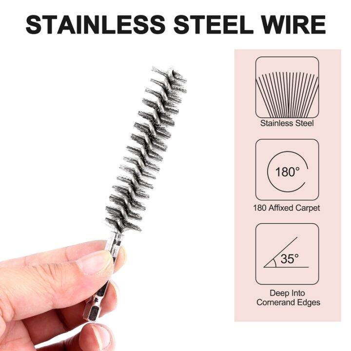 bore-brush-stainless-steel-bristles-wire-brush-for-power-drill-cleaning-wire-brush-with-hex-shank-handle-6-pieces