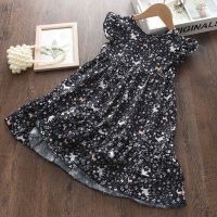 Girls Dress 2021 New Summer Polka Dot Princess Dresses for Girl Kids Party Dress Bow Tie Birthday Princess Dress Vestidos 3-7T