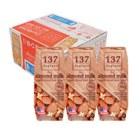 137ดีกรี นมอัลมอนด์ รสดั้งเดิม 180 มล. แพ็ค 12 กล่อง - 137 Degrees Almond Original 180 ml x 12