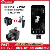 INFIRAY T2 PRO Thermal Imager สำหรับล่าสัตว์ค้นหากลางแจ้ง1492M 256X192กล้องอินฟราเรดโทรศัพท์ Night Vision มือถือ IOS Android Type C