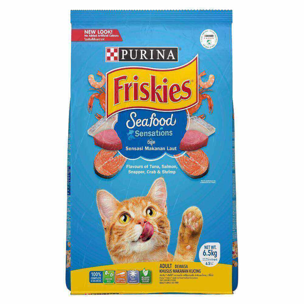 [เลือกรสชาติได้] Friskies อาหารแมว 6.5กก